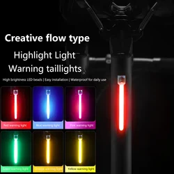 Bicycle Rear Lights fashion shooting star Lamp Cycling Safety Warning for Night lights Waterproof  ebike Photon Drop Taillight