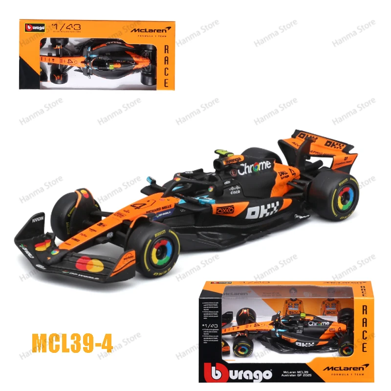 Bburago 1:43 2025 RB21 JP A525 W16 McLaren MCL39 SF25 Ferrari F1