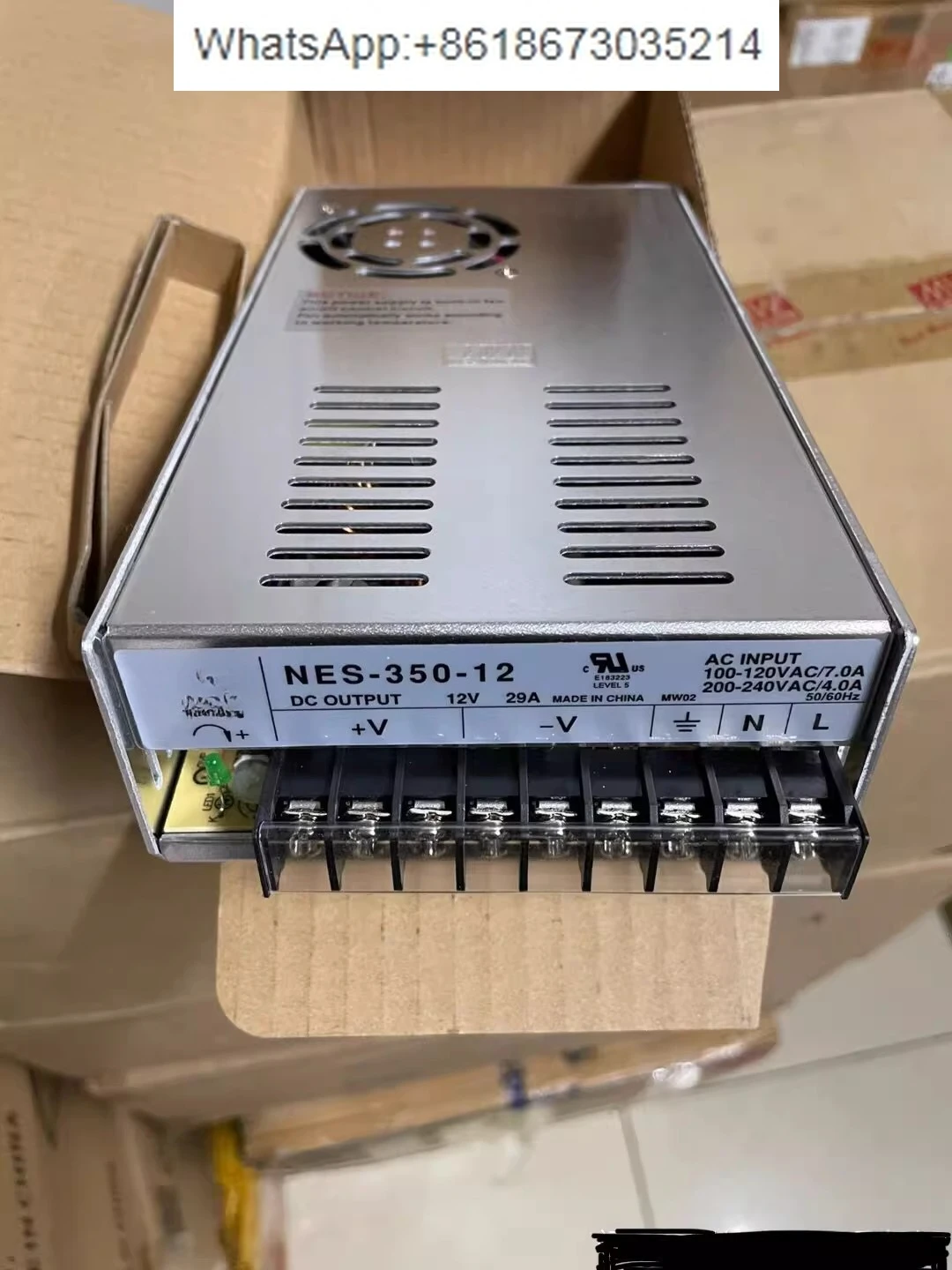 

NES-350-12 Блок питания NES-350-24 мощностью 350 Вт NES-350-15 15 В