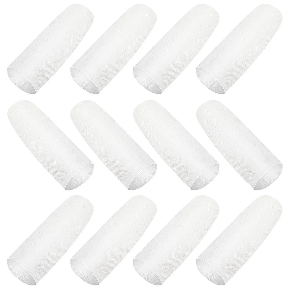 

200 Pcs Cotton Finger Cots Protection Covers Portable Anti-wear White Thumb Sleeve Work