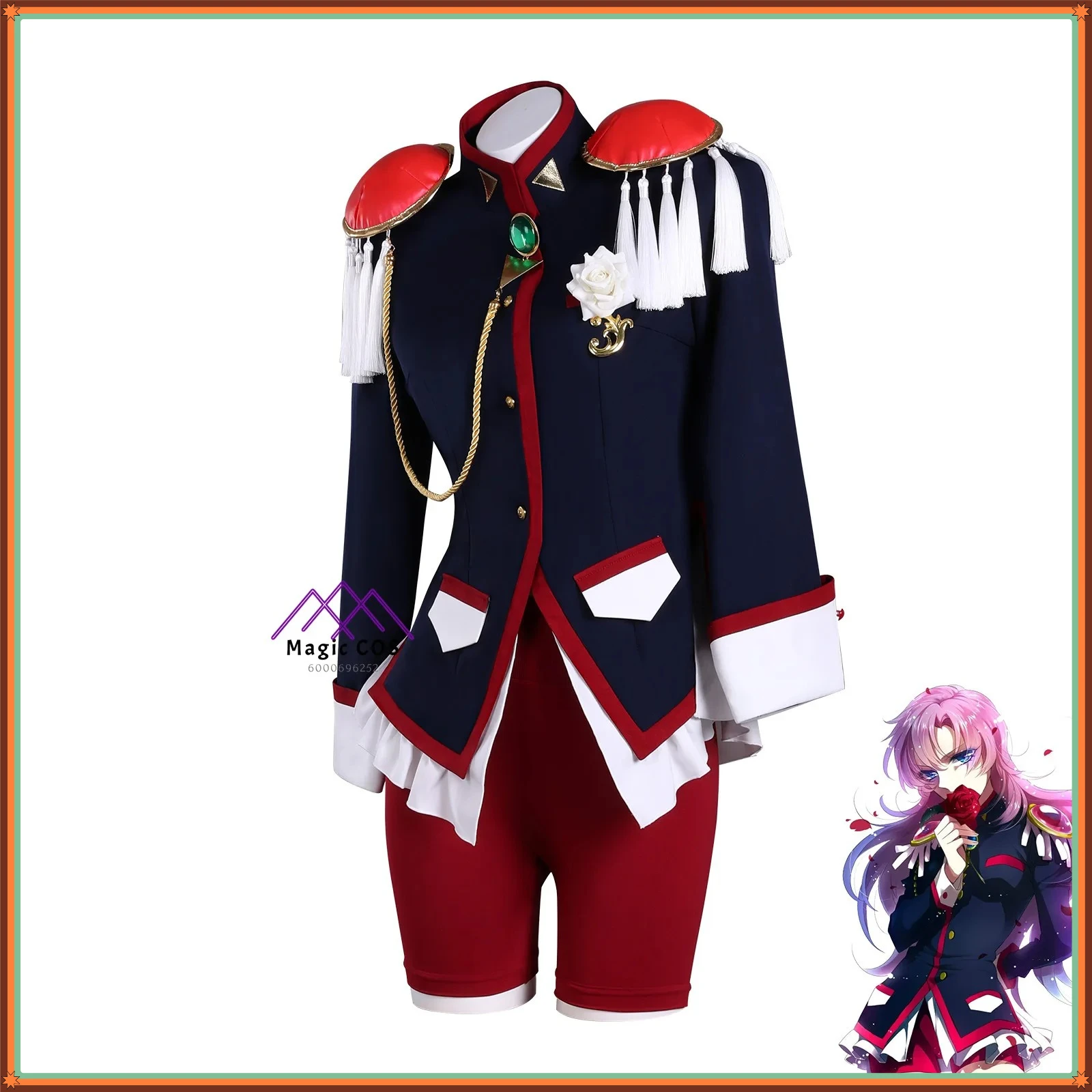 High quality Revolutionary Girl Utena Tenjou Utena Cosplay costume Women Retro Court Outfit Anime clothes Halloween party suit