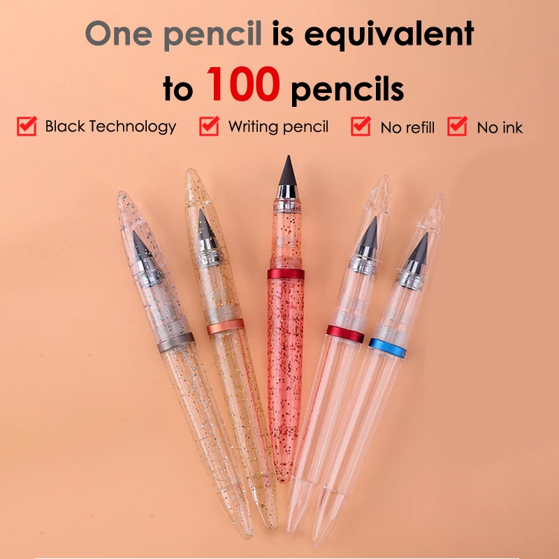 No Ink Pen Magic Pencils New Technology Unlimited Writing Pencil for Writing Art Sketch Painting Tool Kids Novelty Gifts