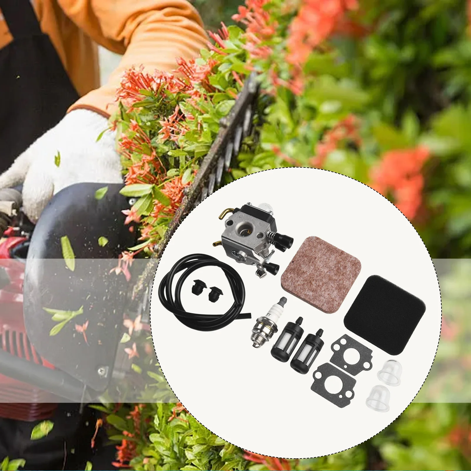 

Upgrade Your Trimmer For FS80R Carburetor for FS85 Series and More with Complete Maintenance Kit for Optimal Functionality