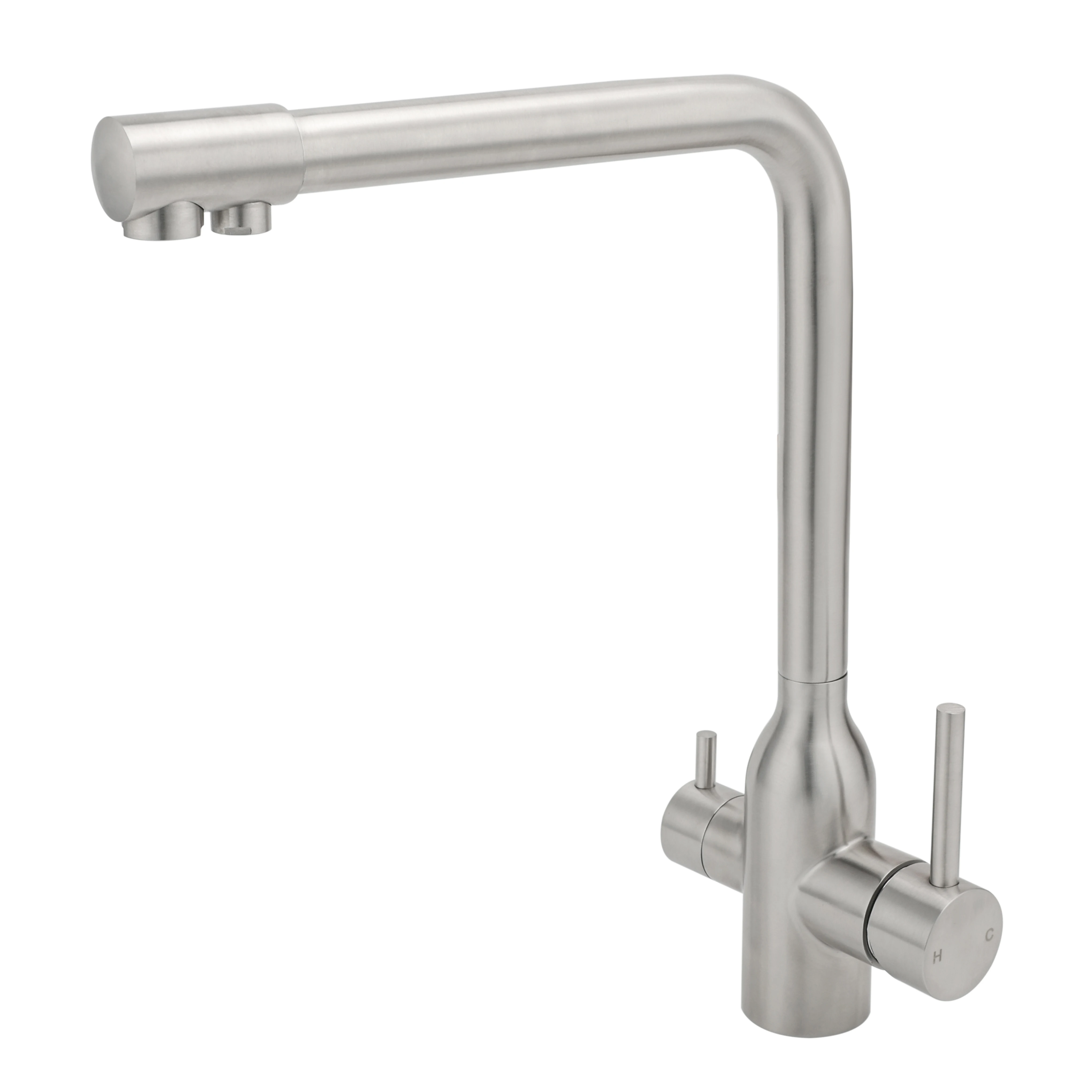 WaterMark Wels Brushed Hot Cold Clean Drinking Water Kitchen Mixer 3 Way Pure Water Taps Faucet Kitchen for Australian