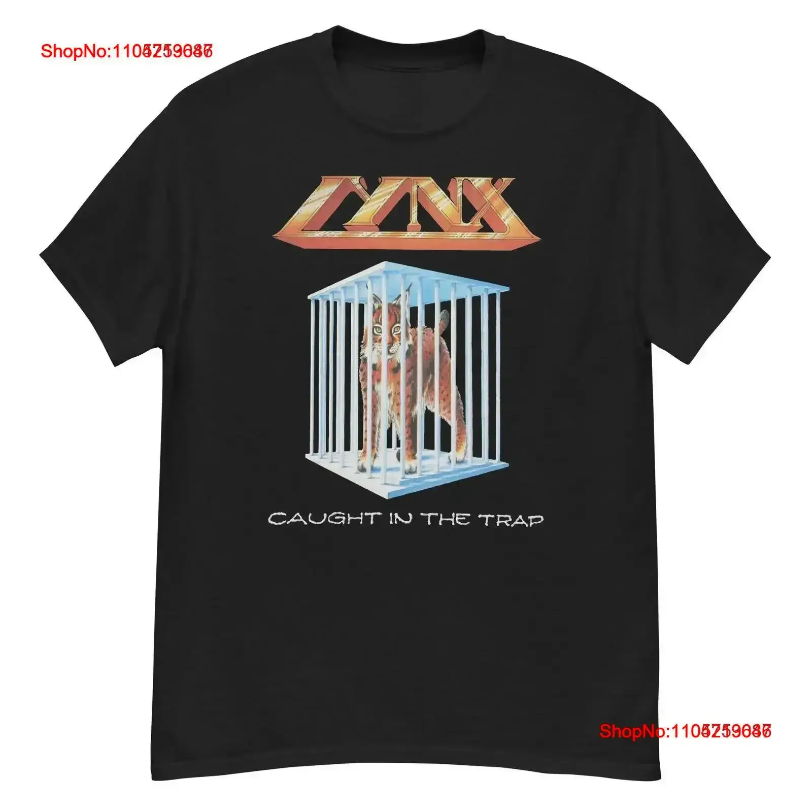 LYNX Caught in the AcT T Shirt HEAVY METAL NWOBHM SWEDISH PRIVATE RARE vintage Washed Stylish designer clothes Soft streetwear
