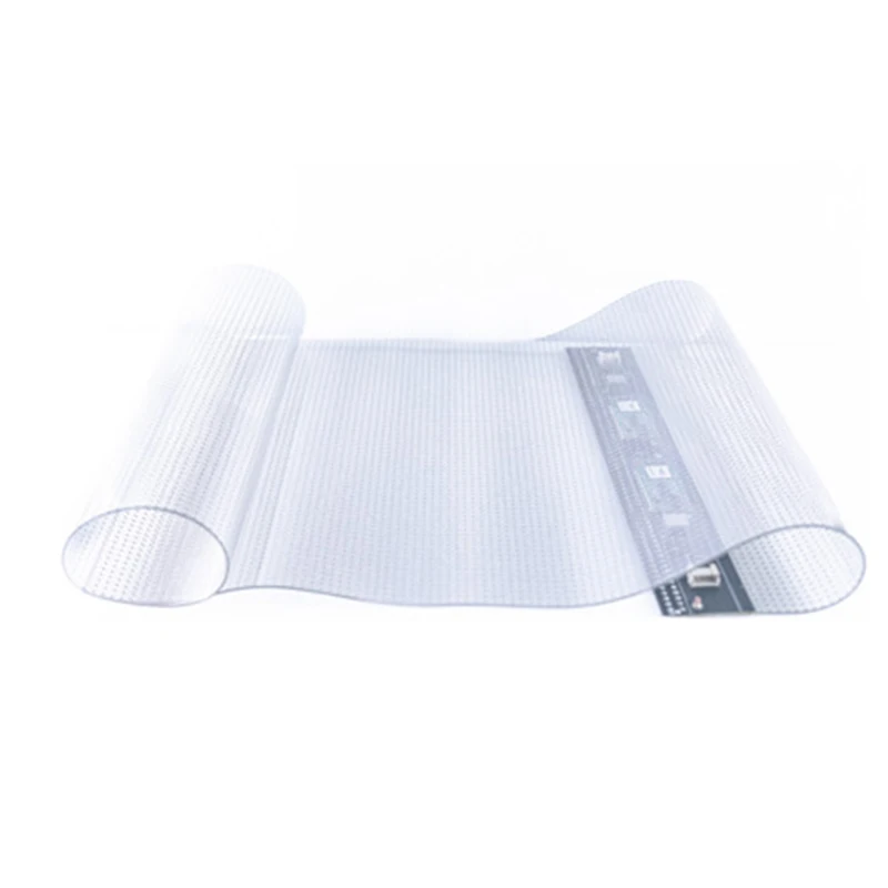 Transparent Film Screen Flexible Display Screen Adhesive on Glass Ave for Shop Mall Windows Advertising Screen