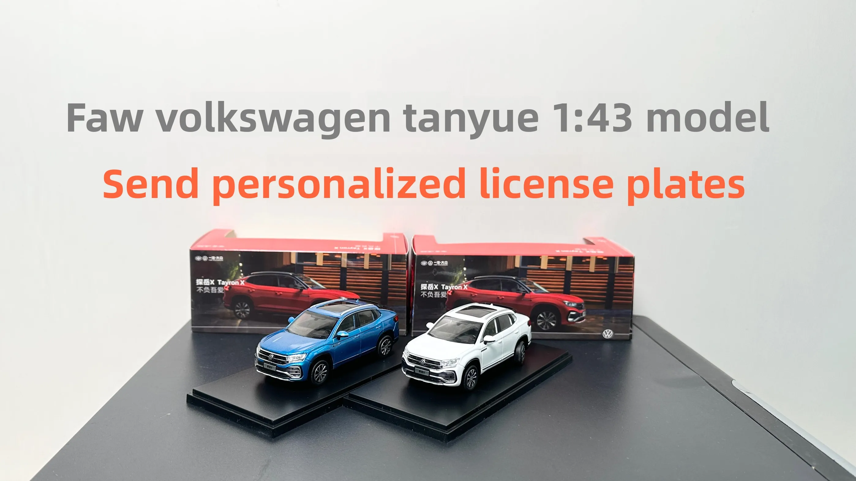 

FAW-VW Tanyue X, оригинальная модель автомобиля 1:43, TAYRON X, внедорожник, внедорожник, модель автомобиля из сплава