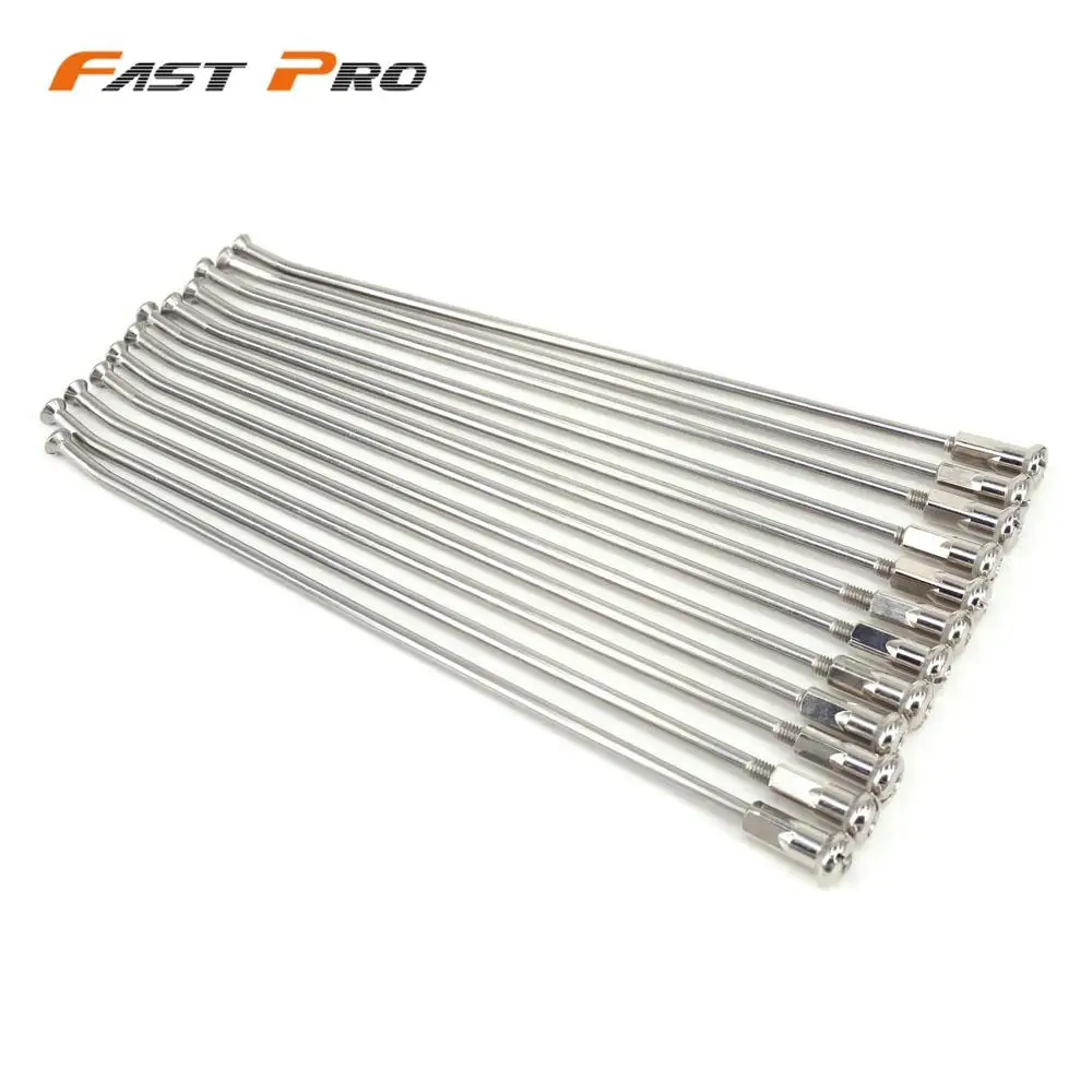 

Motorcycle Parts 36 Pcs 21" Front 18" 19" Rear Wheel Steel Spokes Nipples For KTM HONDA SUZUKI YAMAHA KAWASAKI Pit Bike Enduro