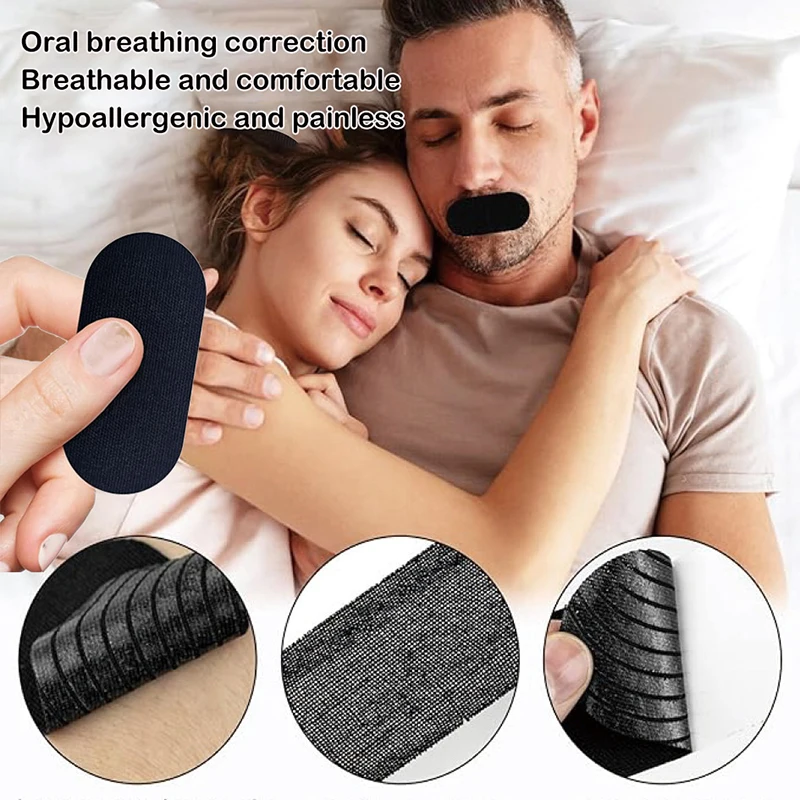 Stop Snoring Patch Nose Breathing Correction Improve Sleeping Promoting Better Breath Portable Night Sleep Mouth Orthosis Tape