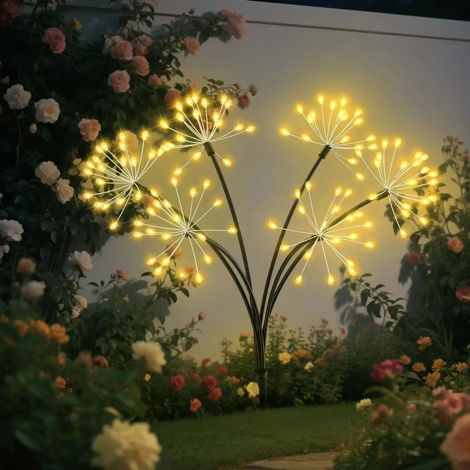 luzes-solares-dandelion-de-60-leds-para-jardim-luzes-de-estaca-para-exterior-branco-quente-ip65-a-prova-d'Agua-para-decoracao-de-quintal-patio-e-paisagismo