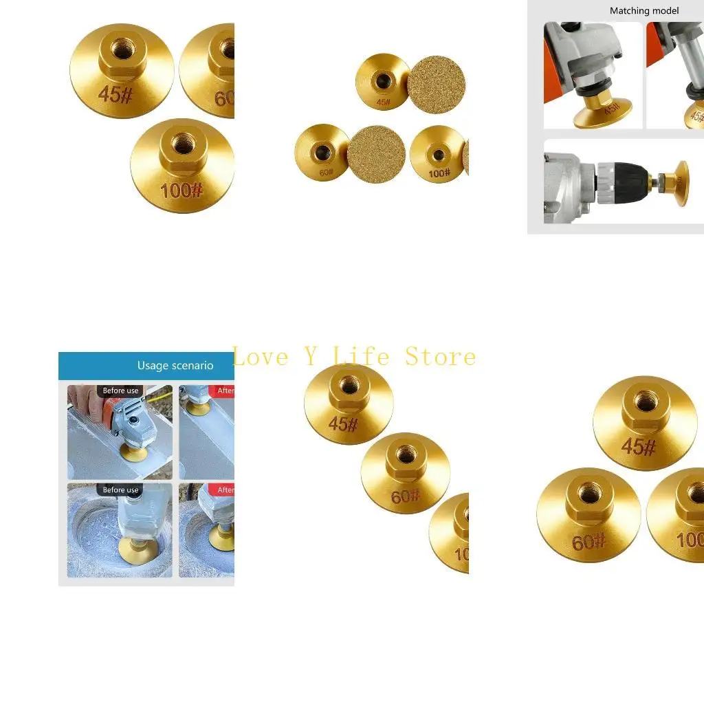 

L74C 3PCS 2 -дюймовые пайковые диски Diamond Grinting Cule для достижения превосходных результатов