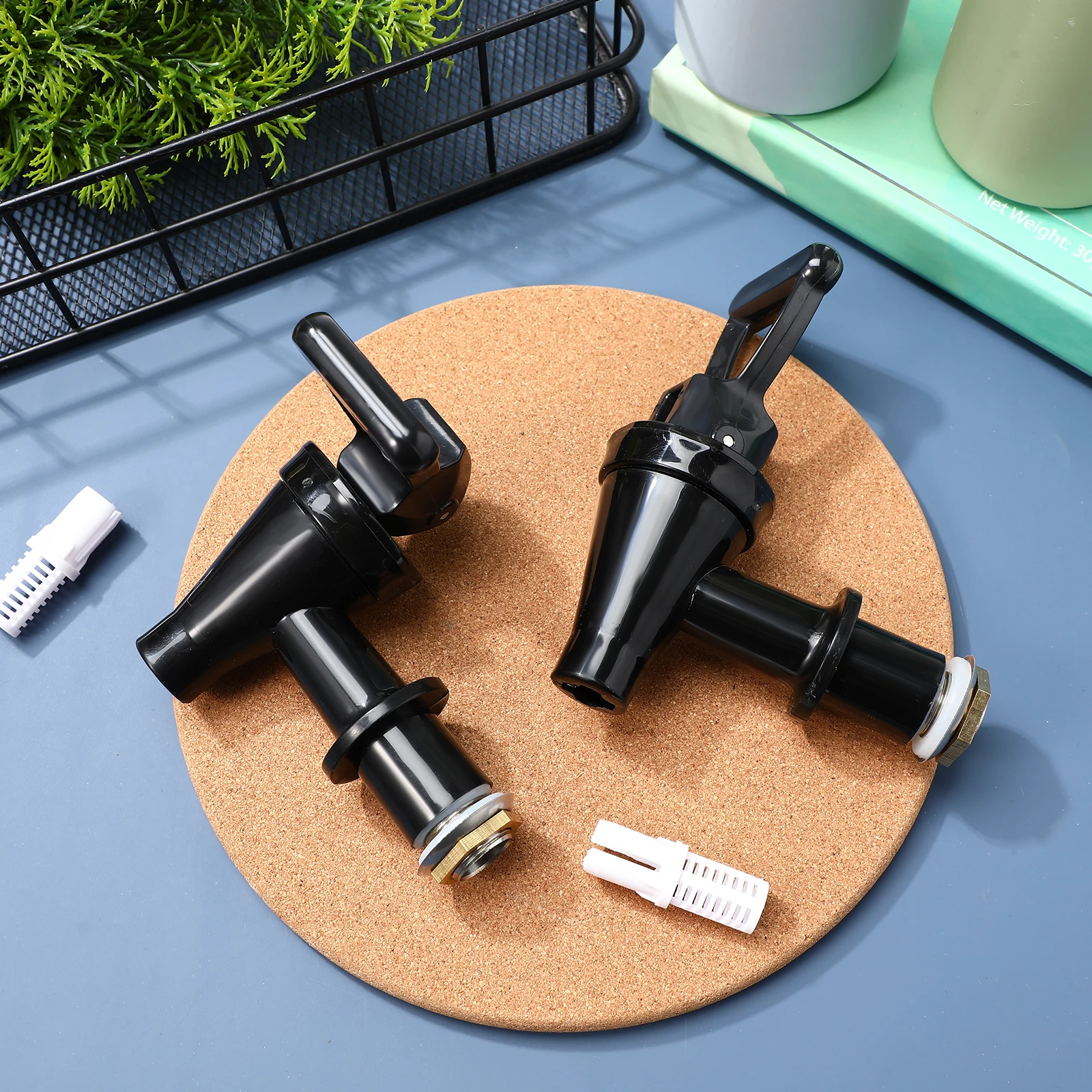 

2Pcs Water Barrel Faucet Bucket Spigot Replacement Milk Tea Dispenser Tap Stainless Steel Long Lasting Durable Easy Install