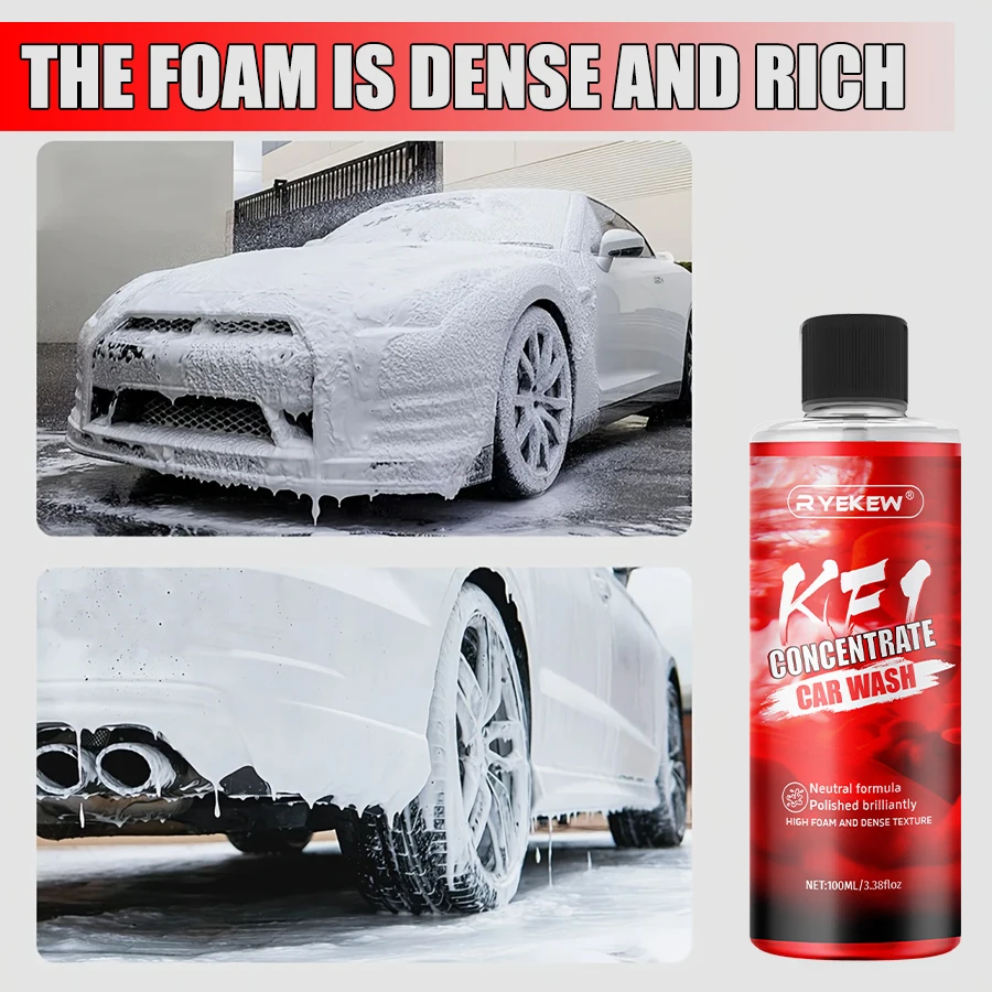 Car Cleaning Foam Liquid Large Capacity High Concentration Super Foam Car Wash Liquid Auto Washing Car Wash Supplies
