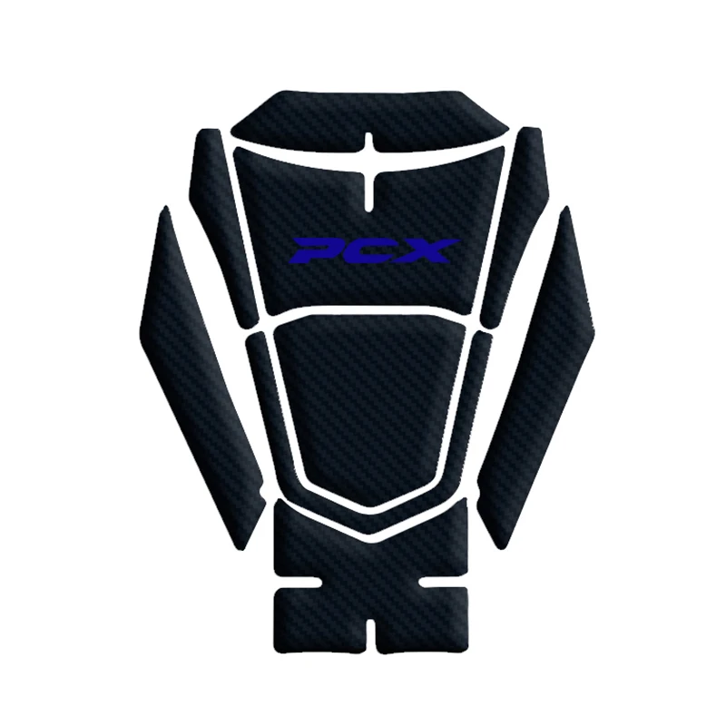 Motorcycle Fuel Tank Oil Box Sticker Body Protection Sticker Cap Cover for HONDA PCX160 PCX 160 2021 5D Carbon Fiber Decal
