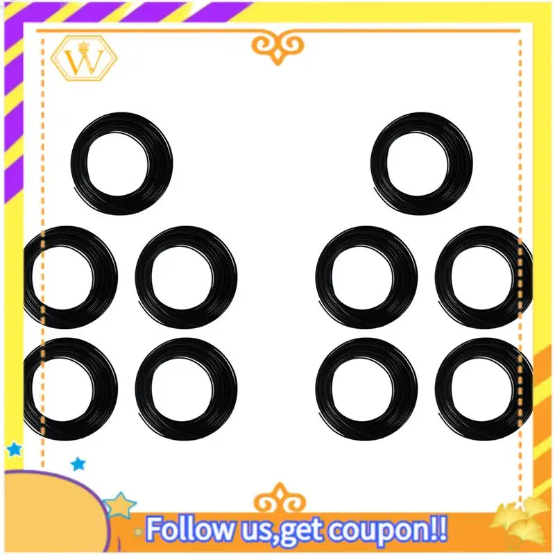 A01K-10X 3D Printer Pen Filament 1.75Mm PLA 10M(Black PLA)