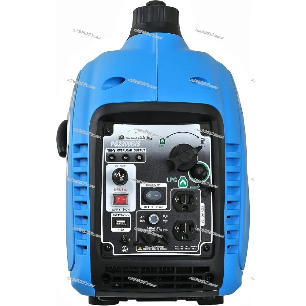 Dual Fuel Portable Inverter Generator, Boost Your Power Needs with Our Silent, USB Outlet, Parallel Capability, 2200W