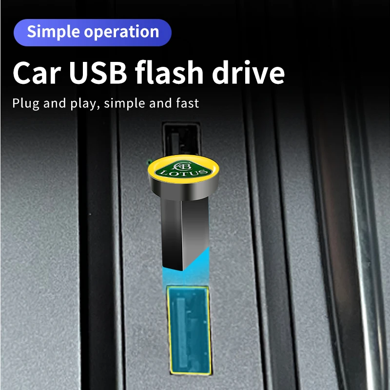 Car USB Flash Drive Mini Portable Storage Memory Drive Pendrive For Lotus Eletre Emira Elite Evija Envya 3-Eleven Elise Evora Es