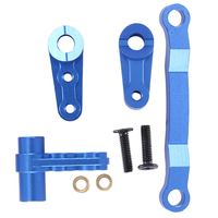 A63T-Metal Steering Assembly For Remo Hobby Smax 1621 1625 1631 1635 1651 1655 RC Car Upgrade Parts