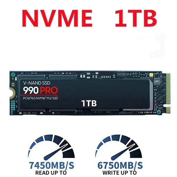 990 PRO M.2 NVMe SSD 2TB 4TB PCIe Gen4 High Performance Internal Solid State Drive M.2 2280 For PS5 Desktop Laptop PC image 3