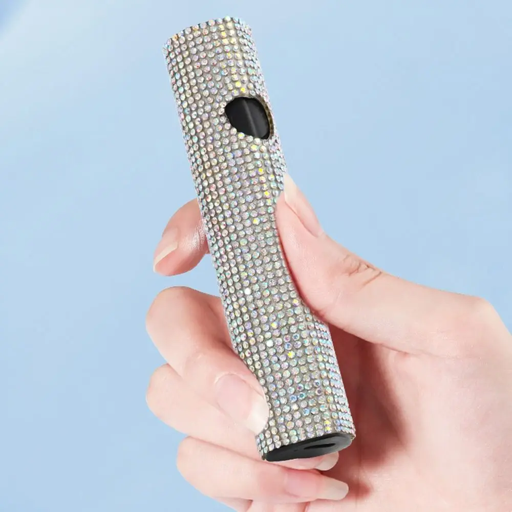 Luxury USB Nail Dryer Machine Shiny Hand-held UV LED Nail Lamp Rhinestones Efficient Curing Mini Flashlight Pen False Nail