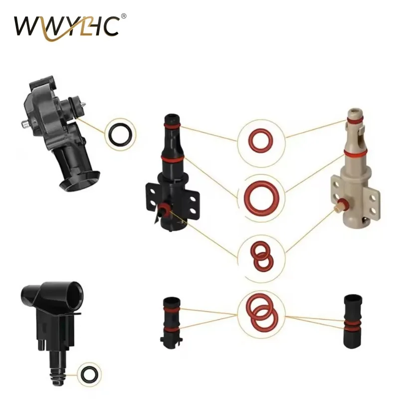 

Силиконовые уплотнительные кольца для кофемашин, набор запасных частей, инструмент для обслуживания, совместимый с кофемашинами HEK.