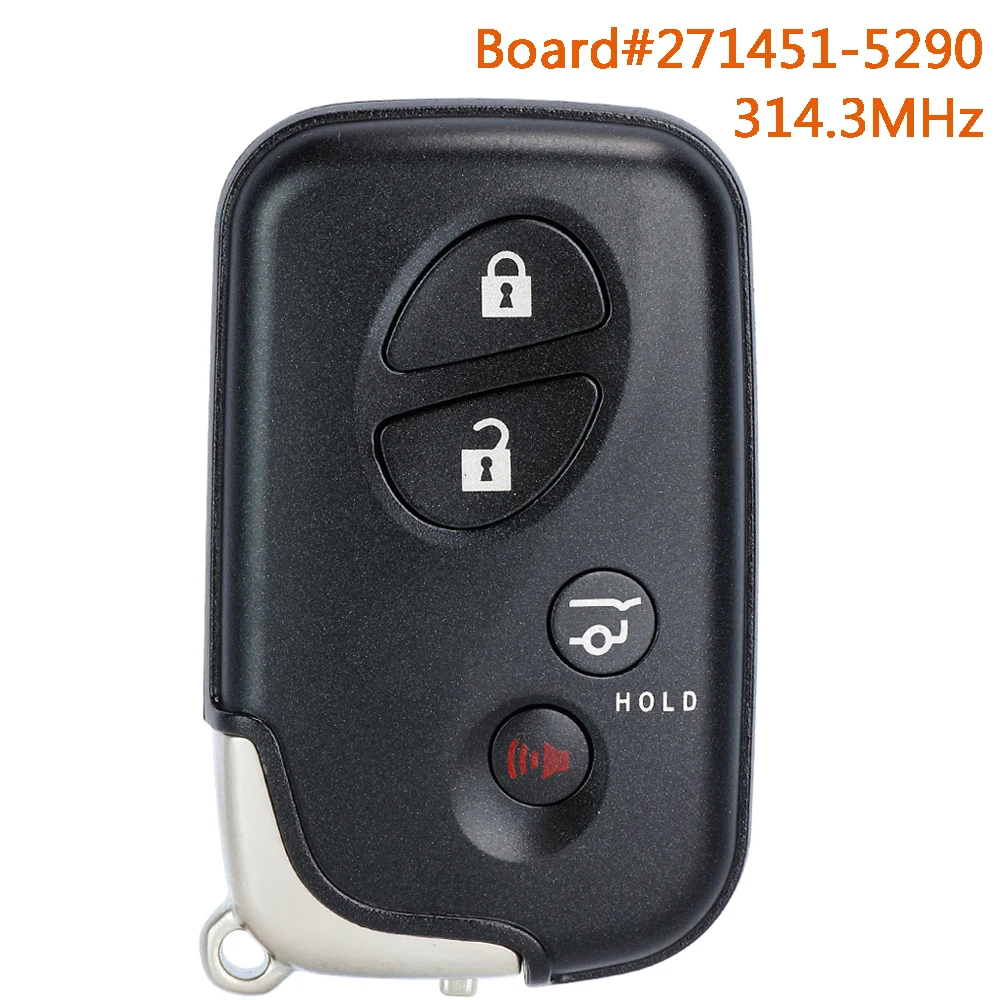 DIYKEY 271451-5290 Smart Remote Car Key Fob for Lexus RX350 2015 GX460 2010-2019 314.3MHz HYQ14ACX