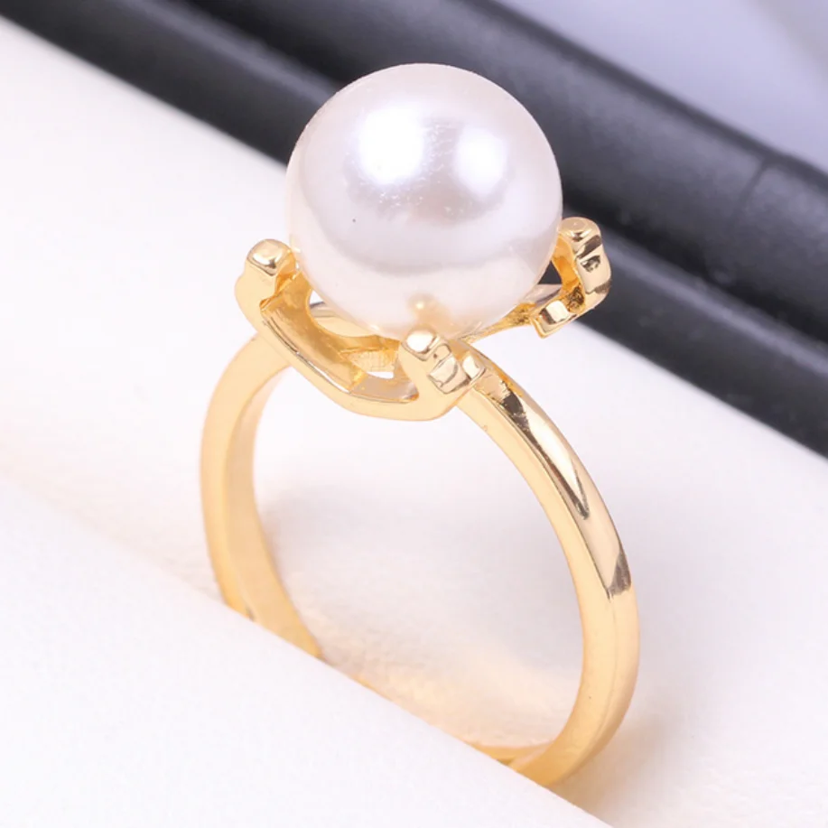 

Редкое кольцо с белым жемчугом Южного моря для ювелирных изделий Whomen