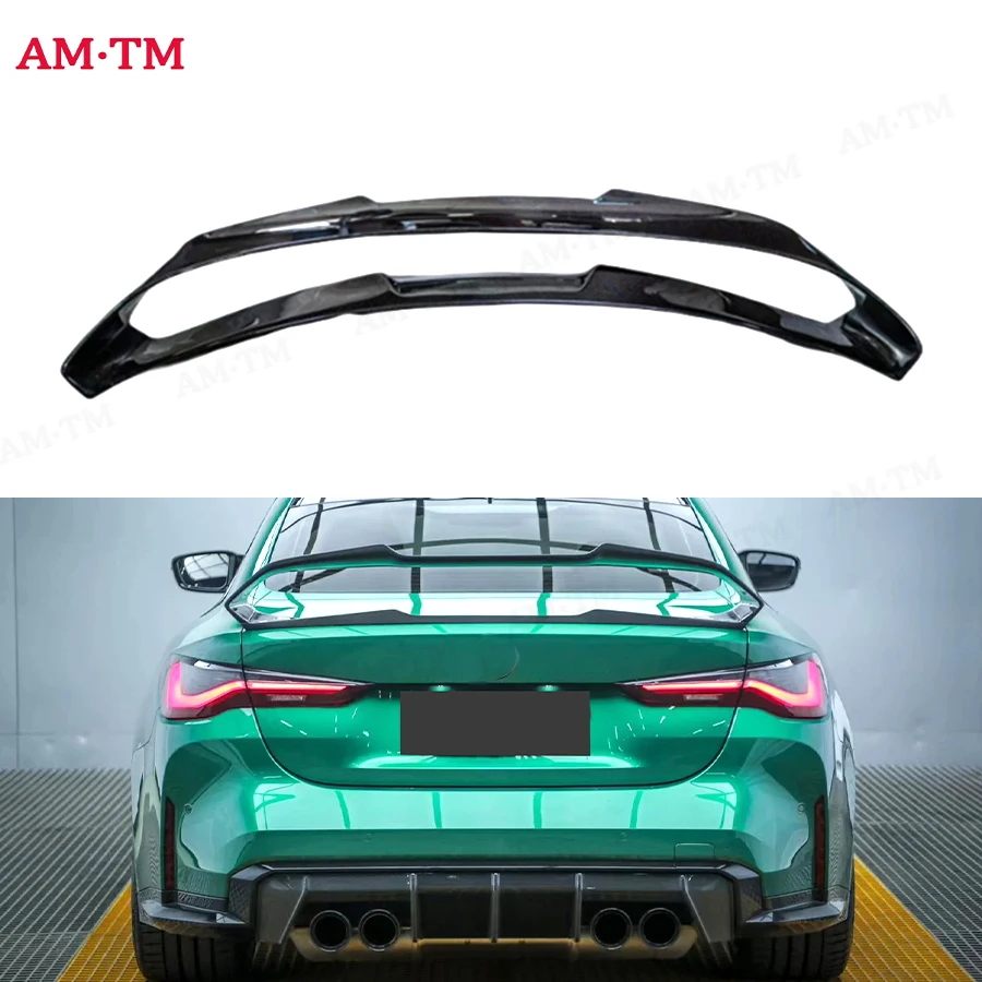 

Для BMW M3 G80 M4 G82 G83 A Стиль Хвостовые плавники из углеродного волокна Задний спойлер багажника Направляющее крыло Заднее крыло Автомобильный переключатель багажника Кузовный комплект