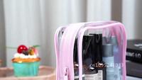Large Capacity Waterproof PVC Cosmetic Bag Transparent Multifunctional Storage Toiletry Bag for Travel Portable Organizer