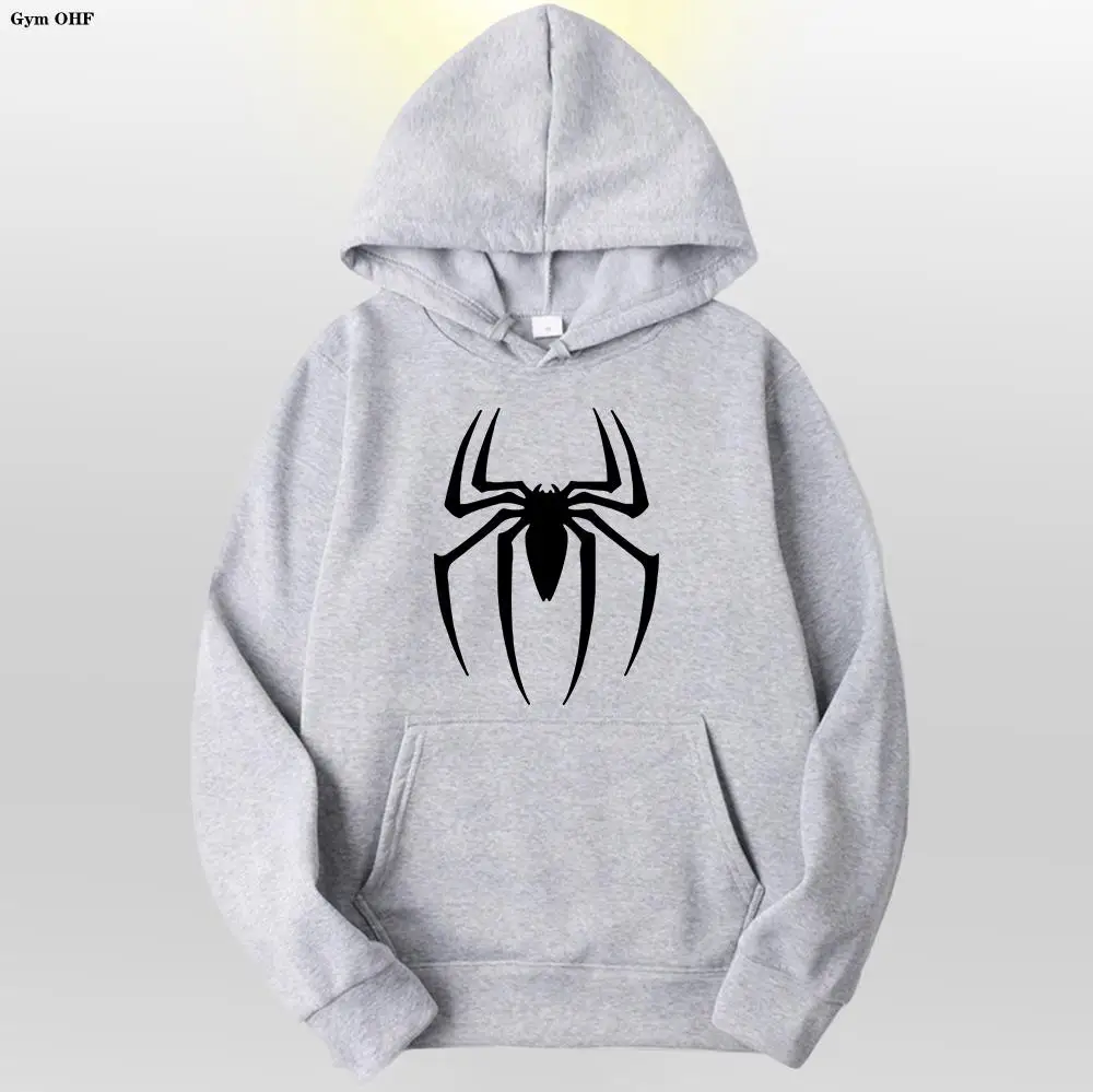 Spider Fashion Brand Men\'s Women\'s Hoodies Male Casual Sweatshirts Men\'s Hoodies High Quality Pullover Sweatshirt Tops Fleece