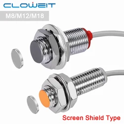 Cloweit Hall Magnetic Switch NJK Proximity Inductive Sensor M8 M12 M18 NPN/PNP NO/NC 24V Hall Effect Proximity Sensor