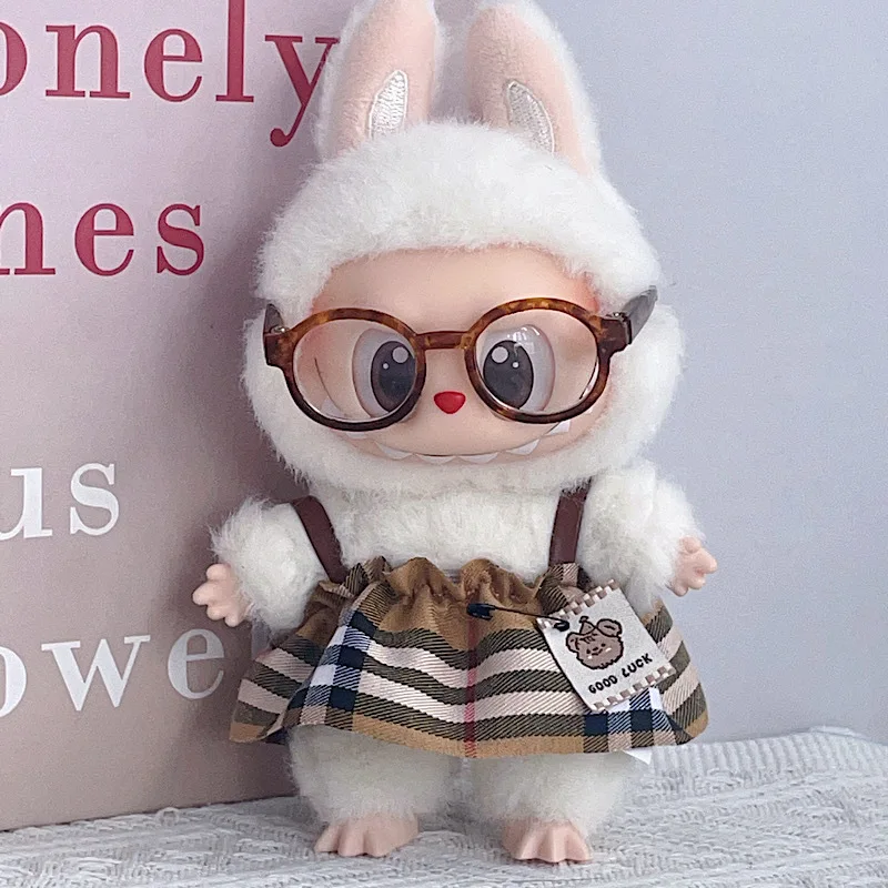 

17cm Labubu 1-3 Gen Doll Outfits | Scottish kilt | Clothes for Labubu Plush Pendants Accessories