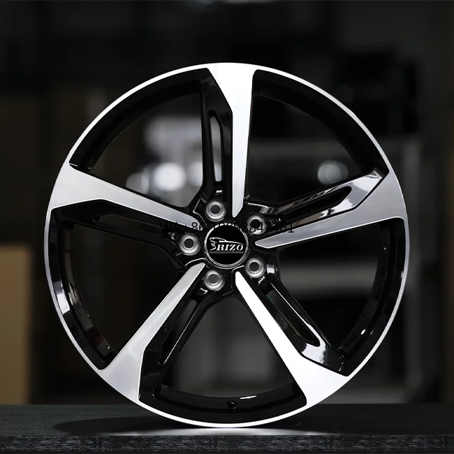 

REP 626F 18/19/20inch 8.5/9J Staggered Multi-Spokes 5-holes 5 Spoke Rims Black Wheels Forged Wheel Ready to Ship for Audi