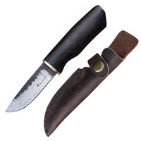 HX Outdoors Damascus Blade Fixded Knife Survival Camping Hunting Knife Wood Handle Straight Knife Outdoor Tool 60HRC Dropshipp