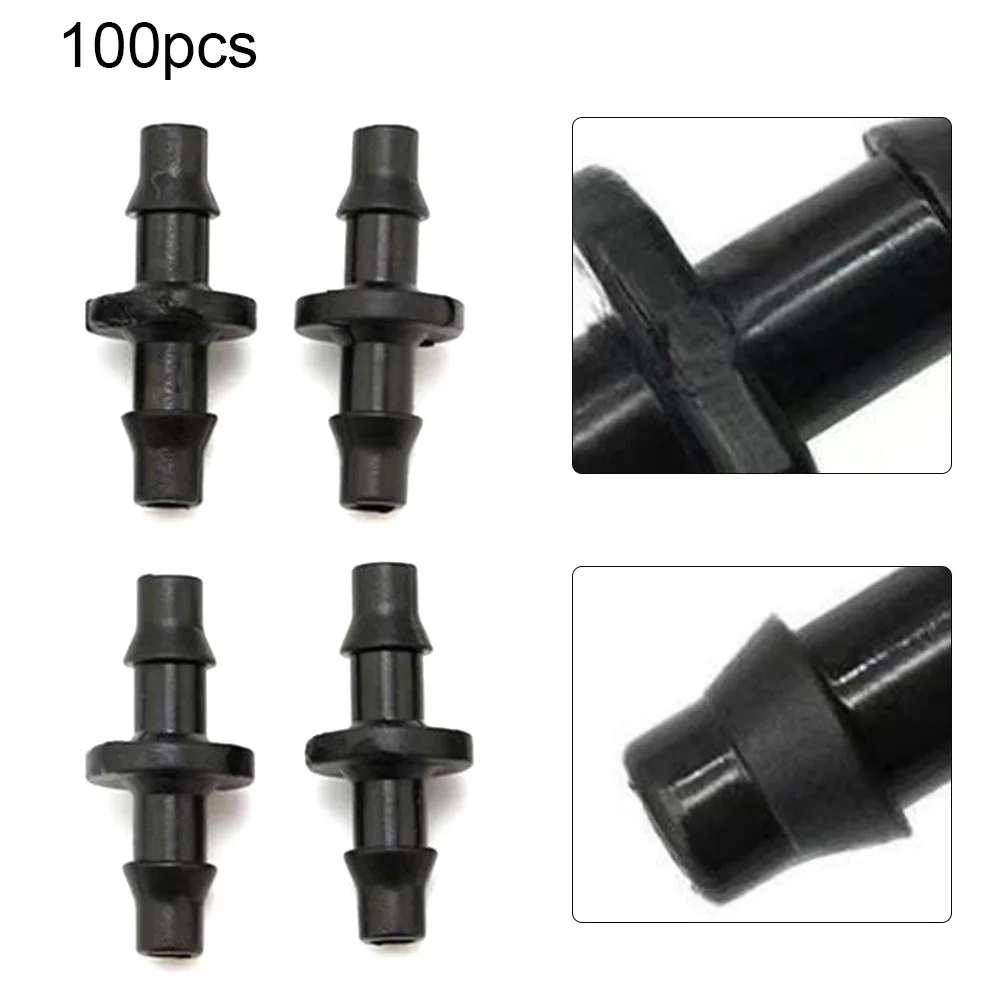 Capillary Double Barb Straight Through Accessories 100 Pieces Built for Long Lasting Use in Irrigation Systems