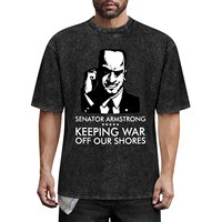 Senator Armstrong Presidential Campaign - Metal Gear Rising: Revengeance T-Shirt tees T-shirts for men cotton