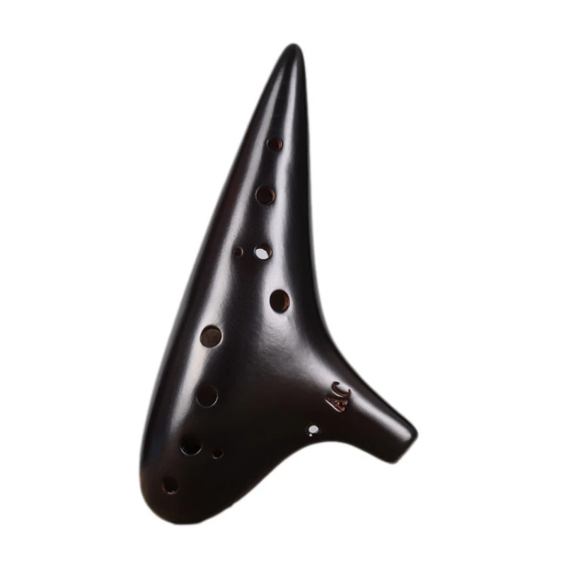 

12-hole Ocarina Innato Flute of Smoked Ocarina Alto C Smoke Firing Traditional Chinese Folk Musical Instrument for beginners