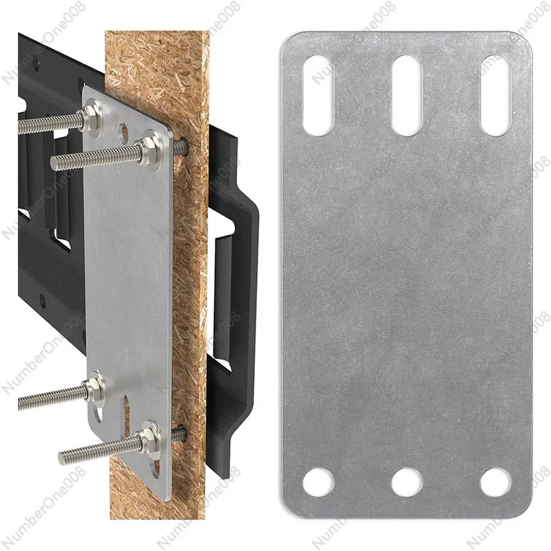 Universal Mounting Backplate for E-Track & X-Track - Heavy-Duty Steel Tool Holder, Cargo Van Shelving Bracket