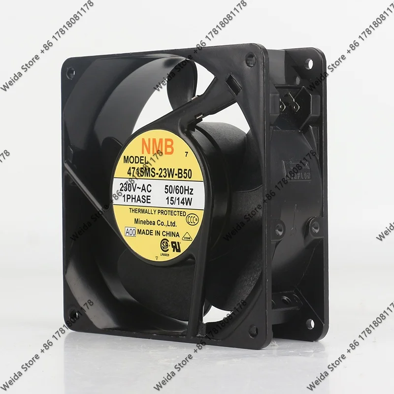 Вентилятор охлаждения Mebea NMB 220V 200V 240V AC 230V 15/14W DC EC 12038 12CM 120X120X38MM 4715MS-23W-B50