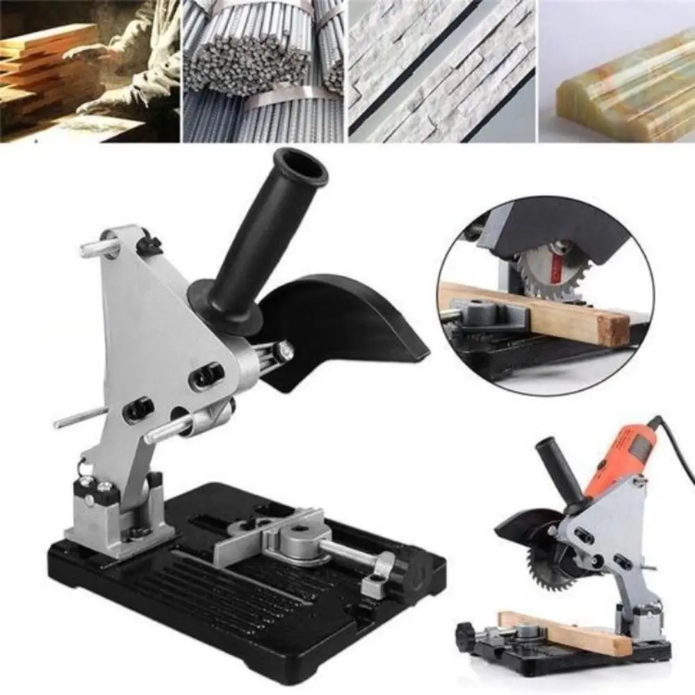 

2 in 1 Angled Grinder Fixed Bracket High Accuracy Adjustable 45 Degree Clamps Angled Grinder Stand Universal Durable