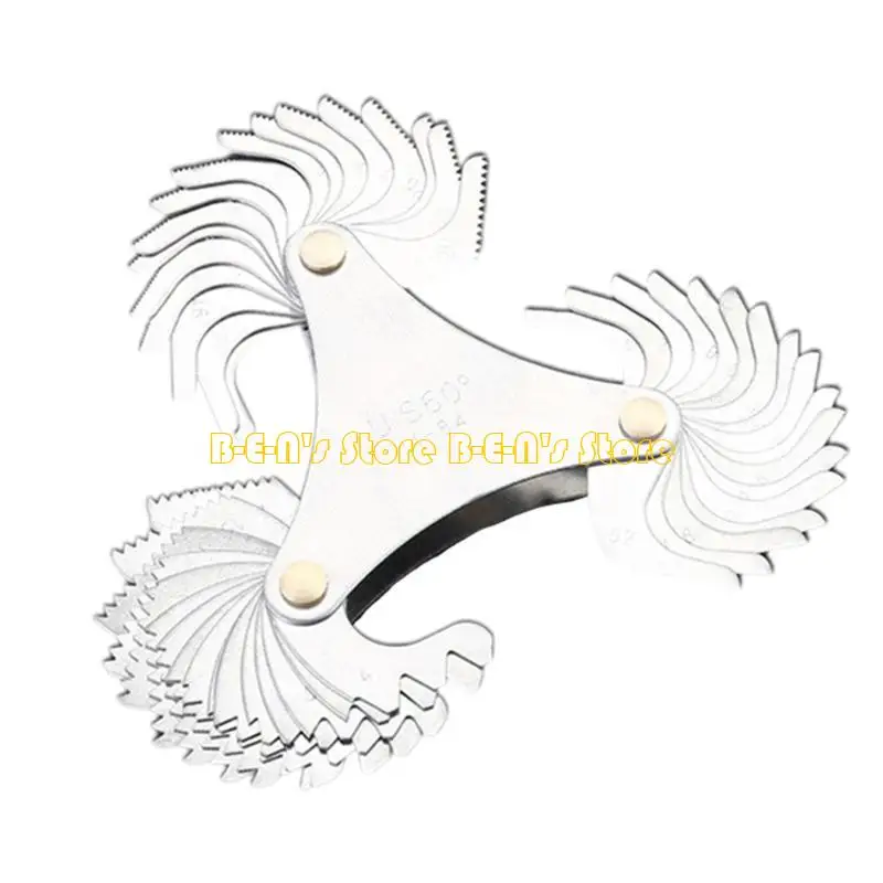 Y1AD Gear-Tooth Screw Gauges Tools Carbon Steel Lathe Combination Tools