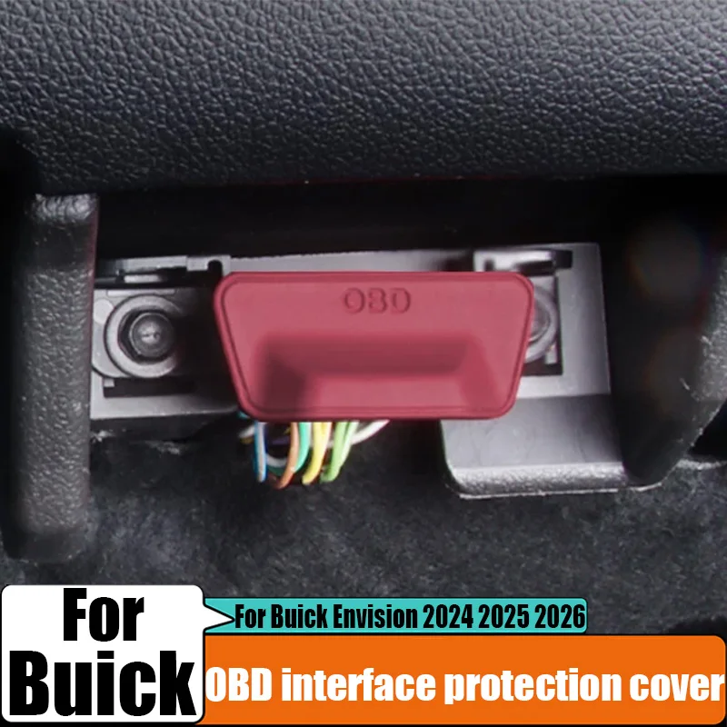 For Buick Envision 2024 2025 2026 OBD interface protective cover diagnostic interface dustproof car interior modification parts