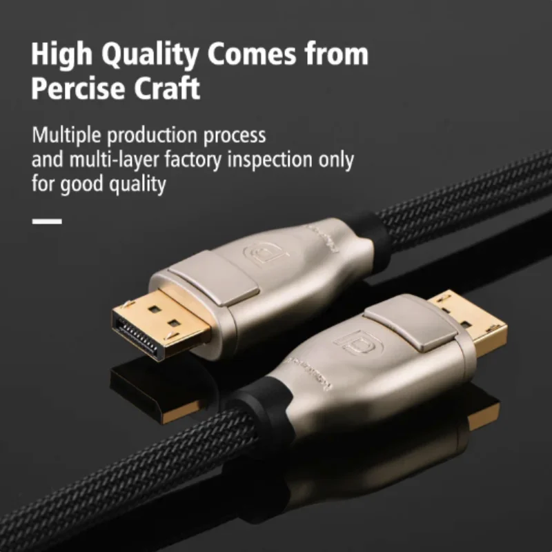 Ugreen DisplayPort Cable 144Hz Display Port Cable 1.2 4K 60Hz For HDTV Graphics Card Projector DisplayPort to DisplayPort Cable