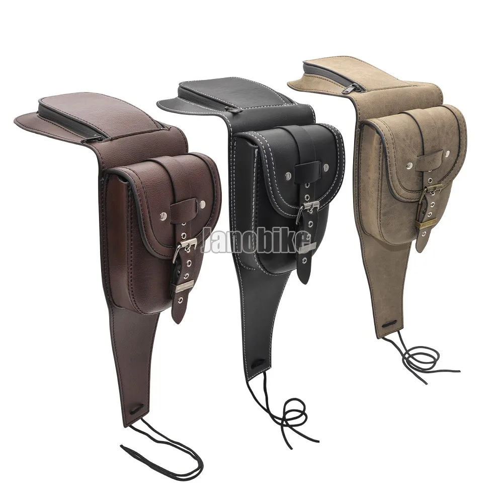 Motorcycle Gas Tank Dash Console Center Pouch Bag PU Leather For HONDA Rebel 300 500 CM300 500