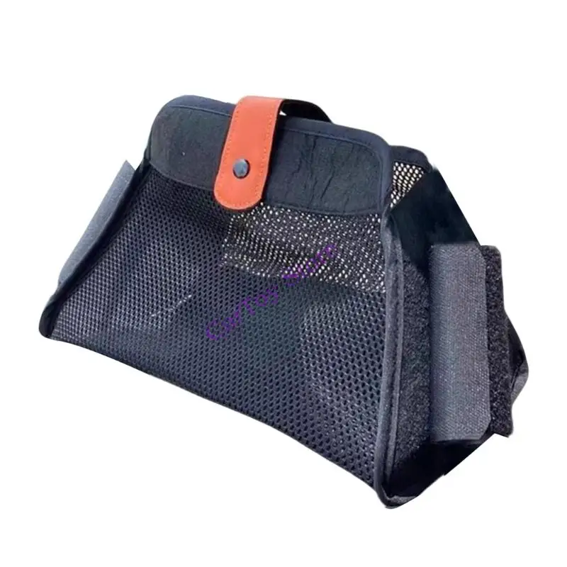 Cestino portaoggetti pieghevole per passeggini Borsa portaoggetti in tessuto Oxford resistente agli strappi per genitori sotto