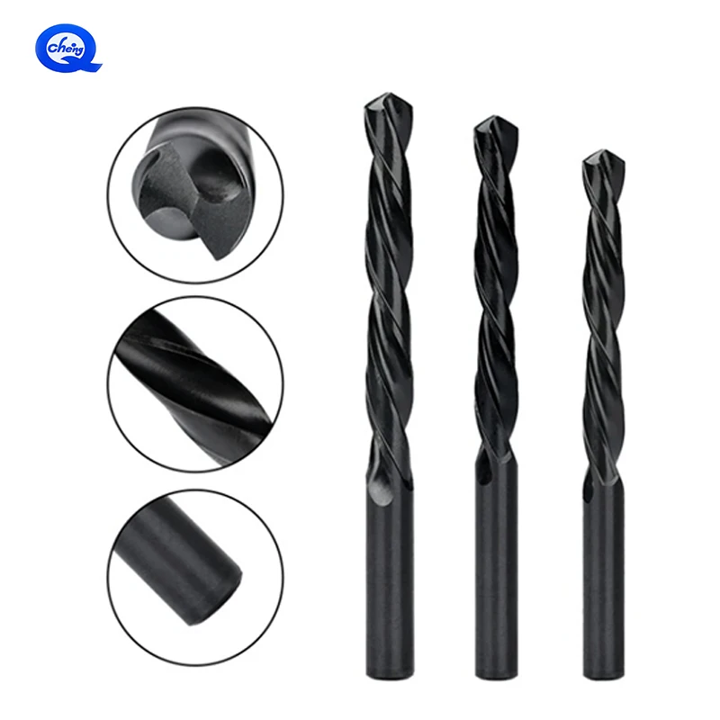 

HSS Twist Drill Bit M2 Black Oxide Hole Making for Metal Wood PVC Aluminum Diameter 1mm-14mm