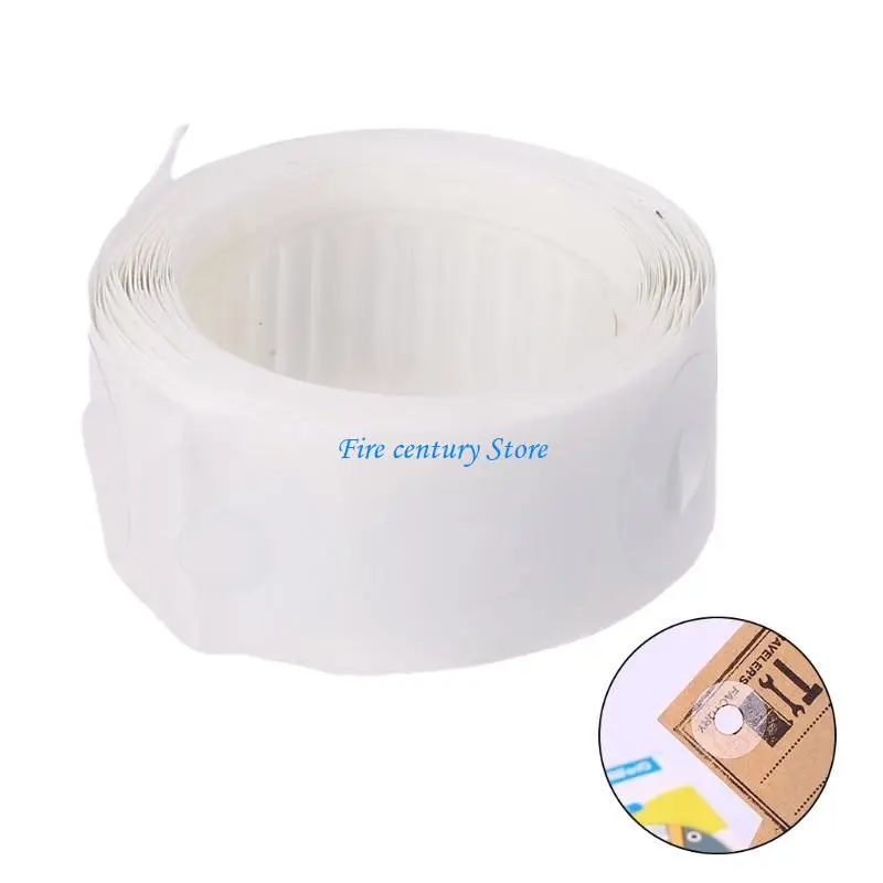 250 Pcs/Box Labels Self-Adhesive Hole Punch Protector Loose-Leaf Paper Hole Reinforcement Labels Round Stickers
