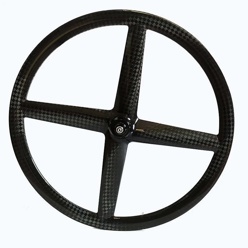 

700C 4-Spoke Carbon Road/Track/fixed Gear Bicycle Wheelset 23mm Width 40mm Depth Rim / Disc Brake Bike Wheels