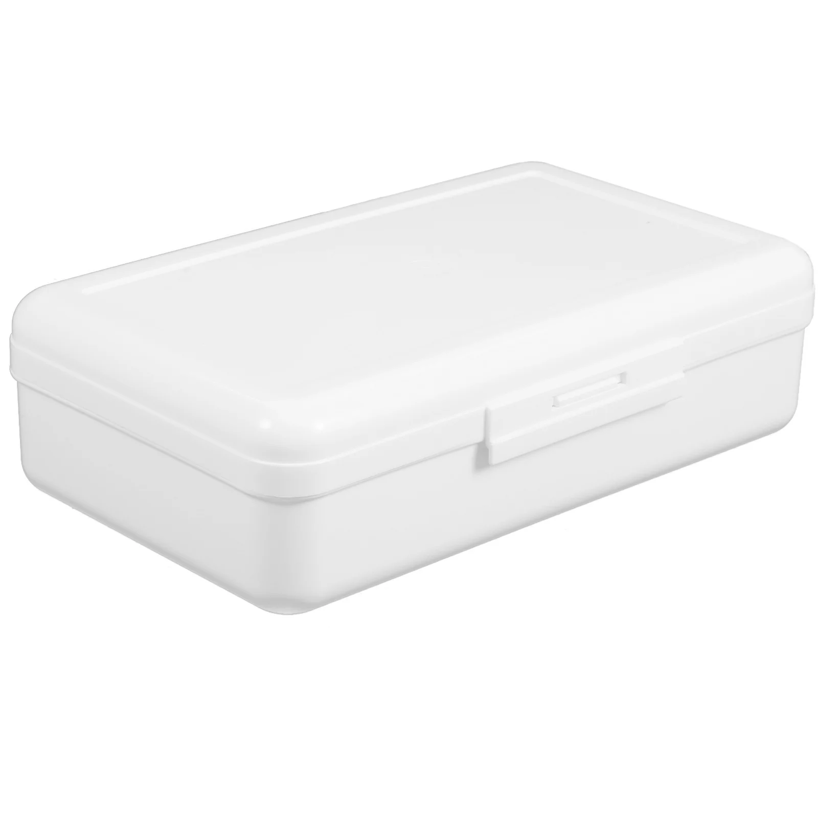 

Large Capacity Transparent Pencil Box Plastic Stationery Container Portable Storage for Pencils Markers Pens Small Plastic Box