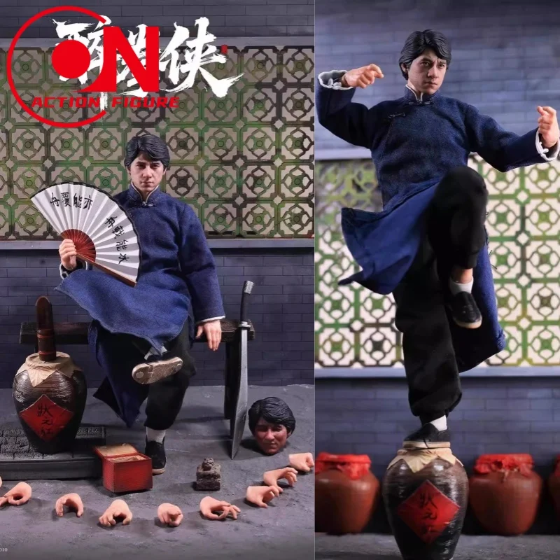 Mountain Studio 1/12 مقياس الكونغ فو ستار عمل الشكل مجموعة كاملة 6 "ذكر الجندي عمل نموذج لجسم